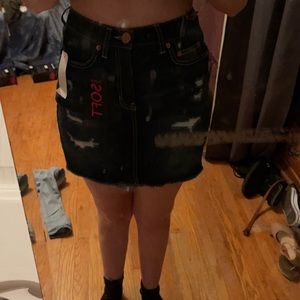 Denim skirt